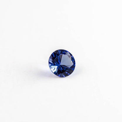 Nanosital #A-597 Sapphire Blue Medium Round 6.5 mm, 8 mm