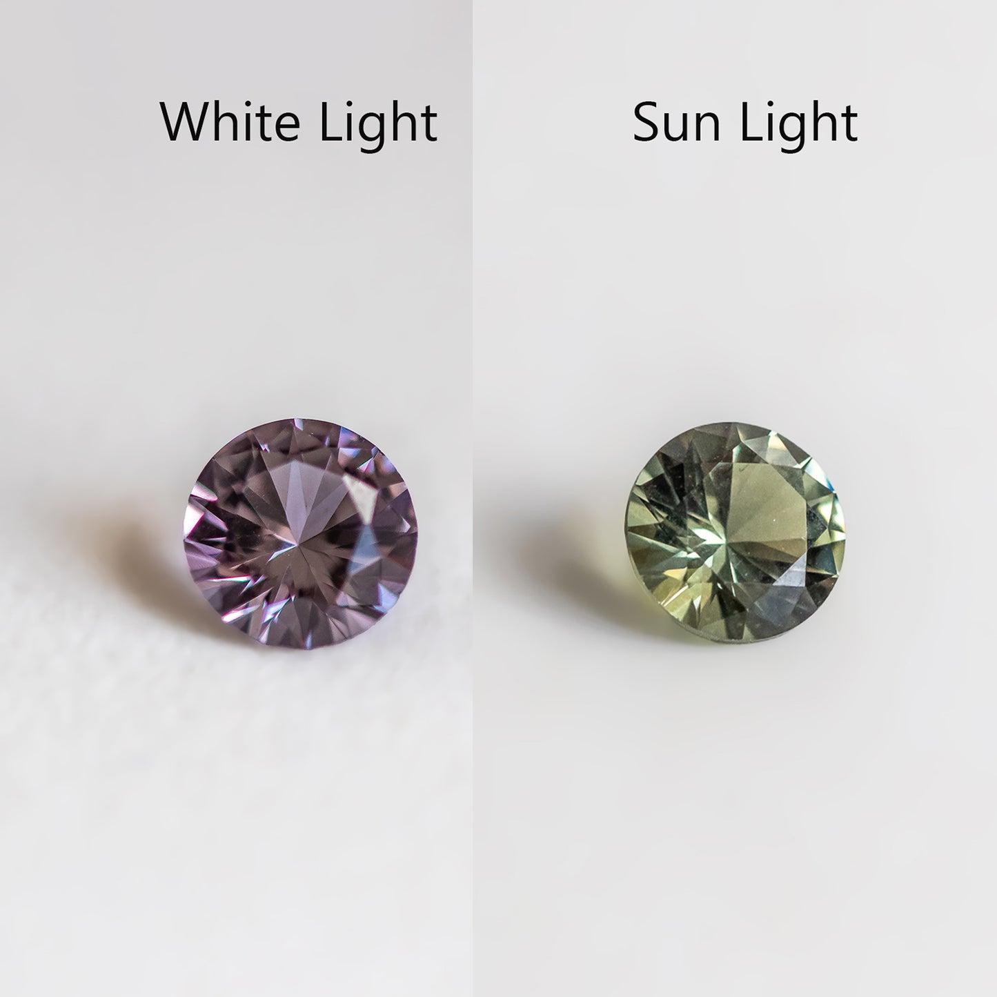 Nanosital #A-2869 Color Change Round 6 mm