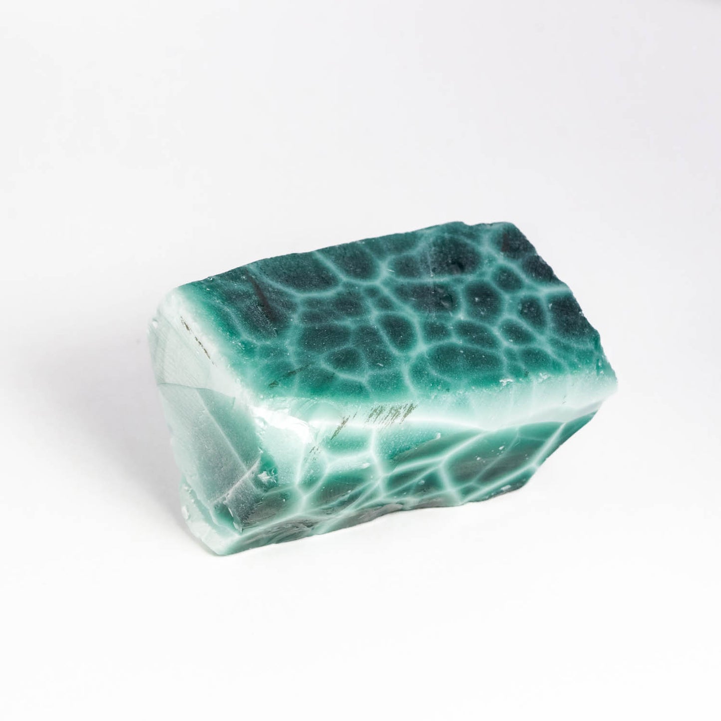 Nanosital #A-8677 Cat's eye Green rough 0.081 kg