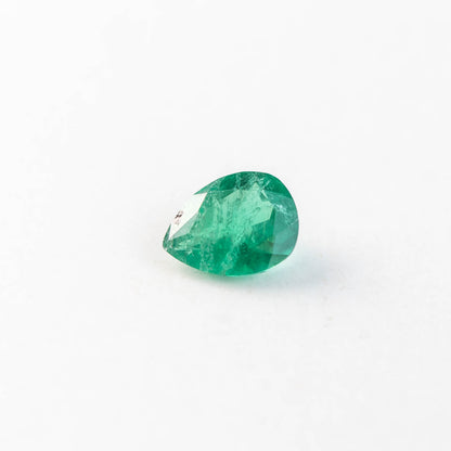 Nanosital #Z-22 Emerald with inclusions Pear 10*7.5 mm