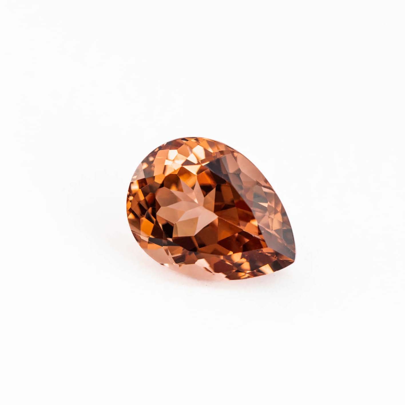 Nanosital #A-2296 Topaz Tea Dark Pear 16*12 mm