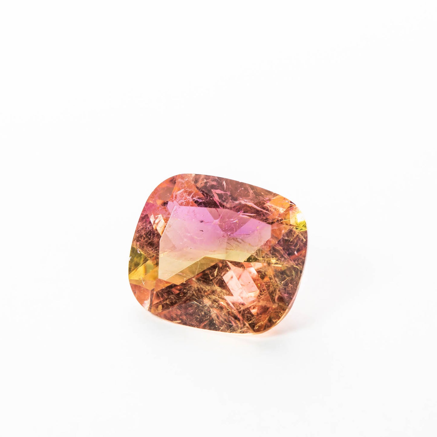 Nanosital #E-399+ A-8483 Yellow-Pink Mélange Cushion 16*14 mm