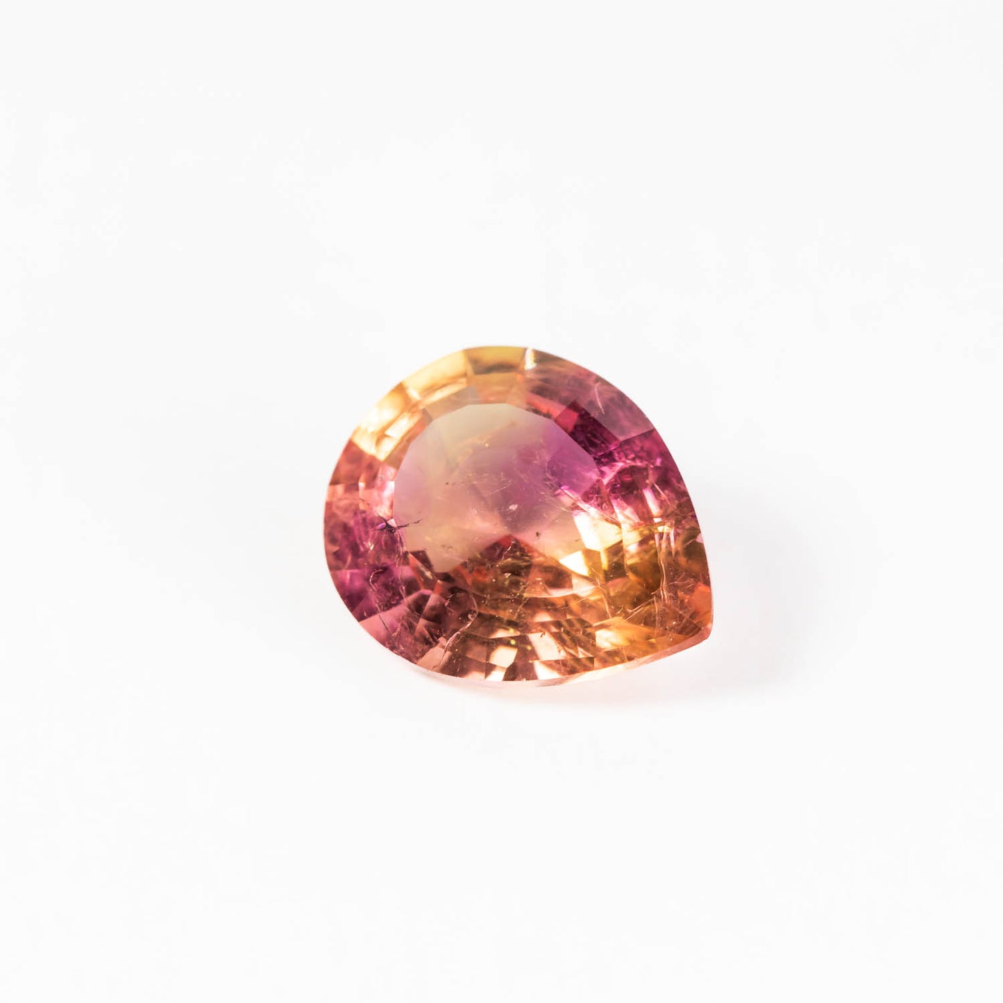 Nanosital #E-399+ A-8483 Yellow-Pink Mélange Pear 17*14 mm