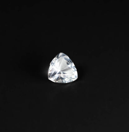 Nanosital #A-1345 White Topaz (Colorless) Trillion 8*8 mm
