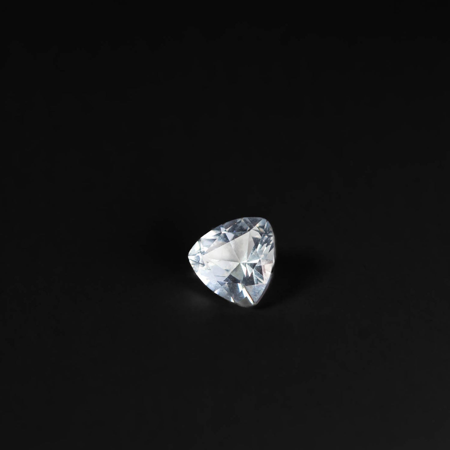 Nanosital #A-1345 White Topaz (Colorless) Trillion 8*8 mm