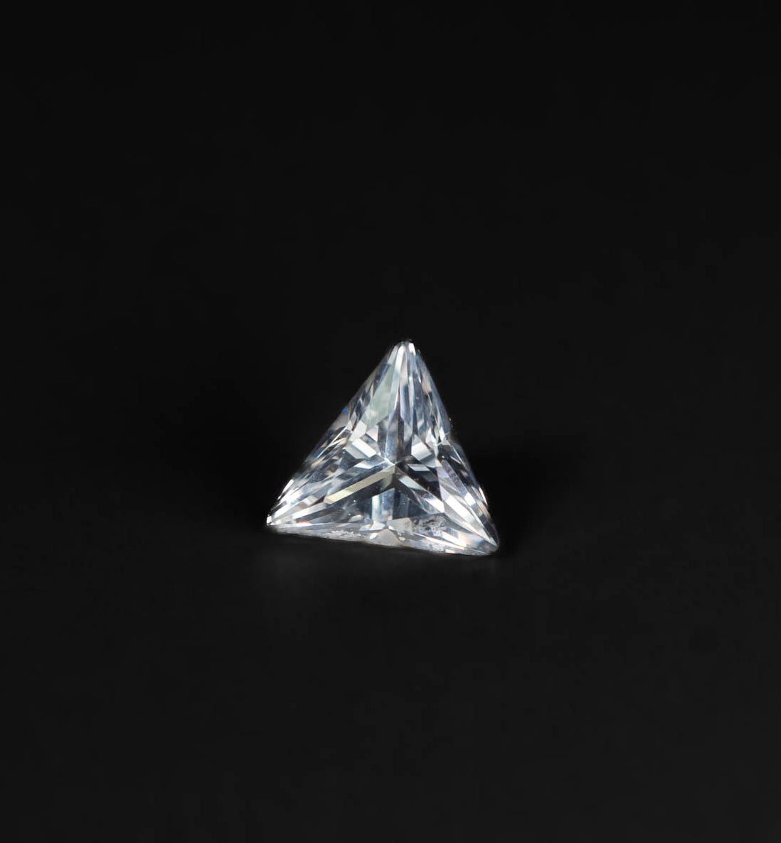 Nanosital #A-1345 White Topaz (Colorless) Trillion 8*8 mm
