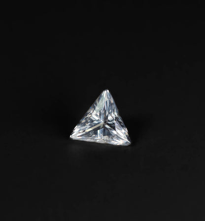 Nanosital #A-1345 White Topaz (Colorless) Trillion 8*8 mm