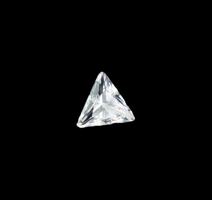 Nanosital #A-1345 White Topaz (Colorless) Trillion 8*8 mm