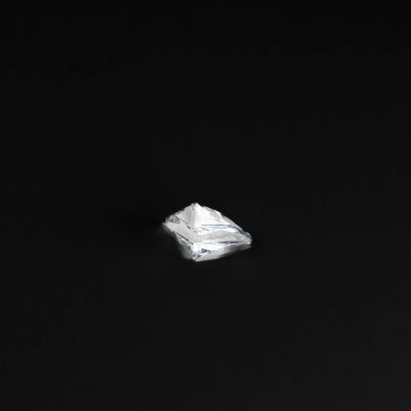 Nanosital #A-1345 White Topaz (Colorless) Trillion 8*8 mm