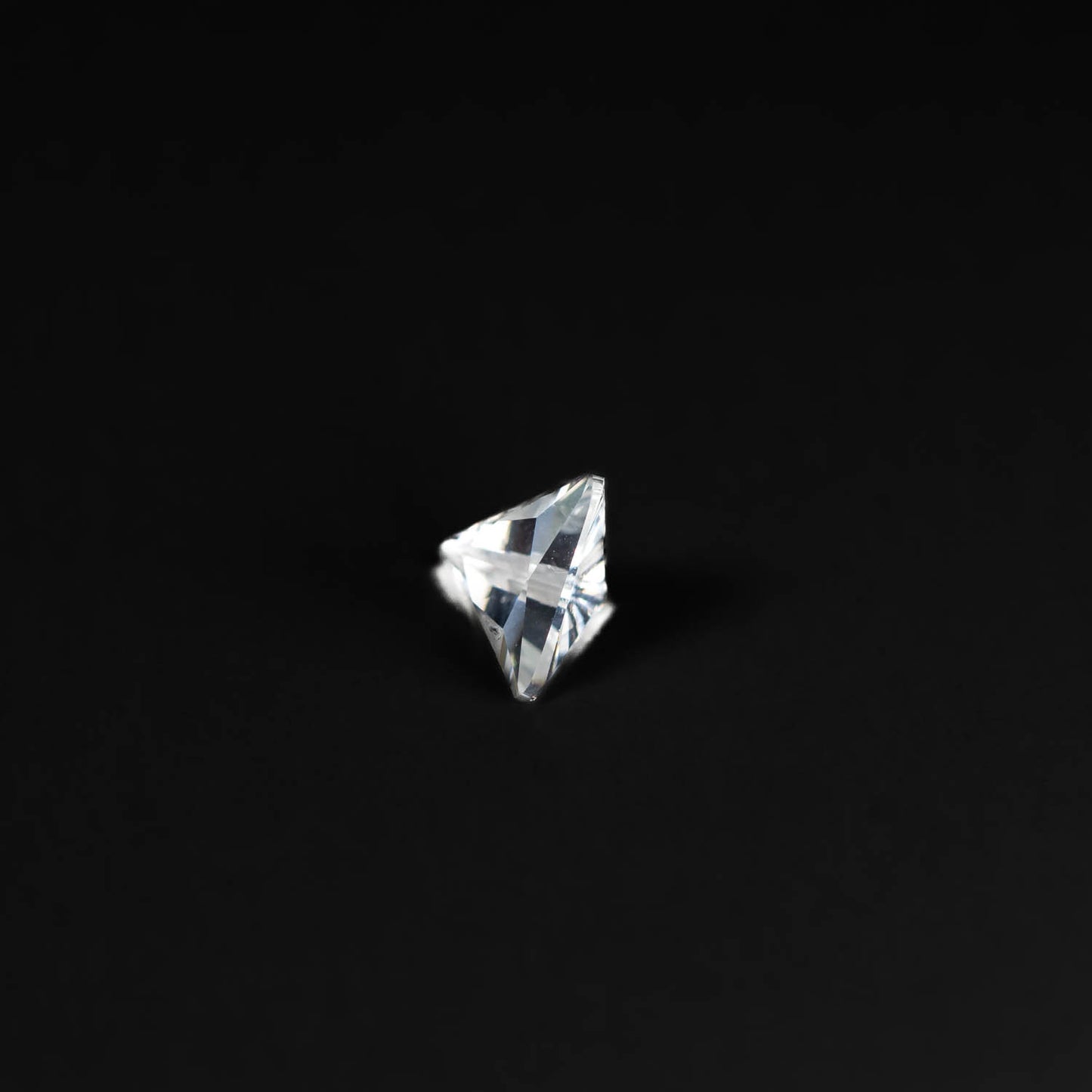 Nanosital #A-1345 White Topaz (Colorless) Trillion 8*8 mm