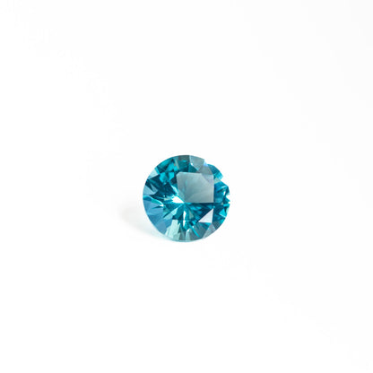 Nanosital #B-6204 Paraiba Neon Blue Round 8 mm