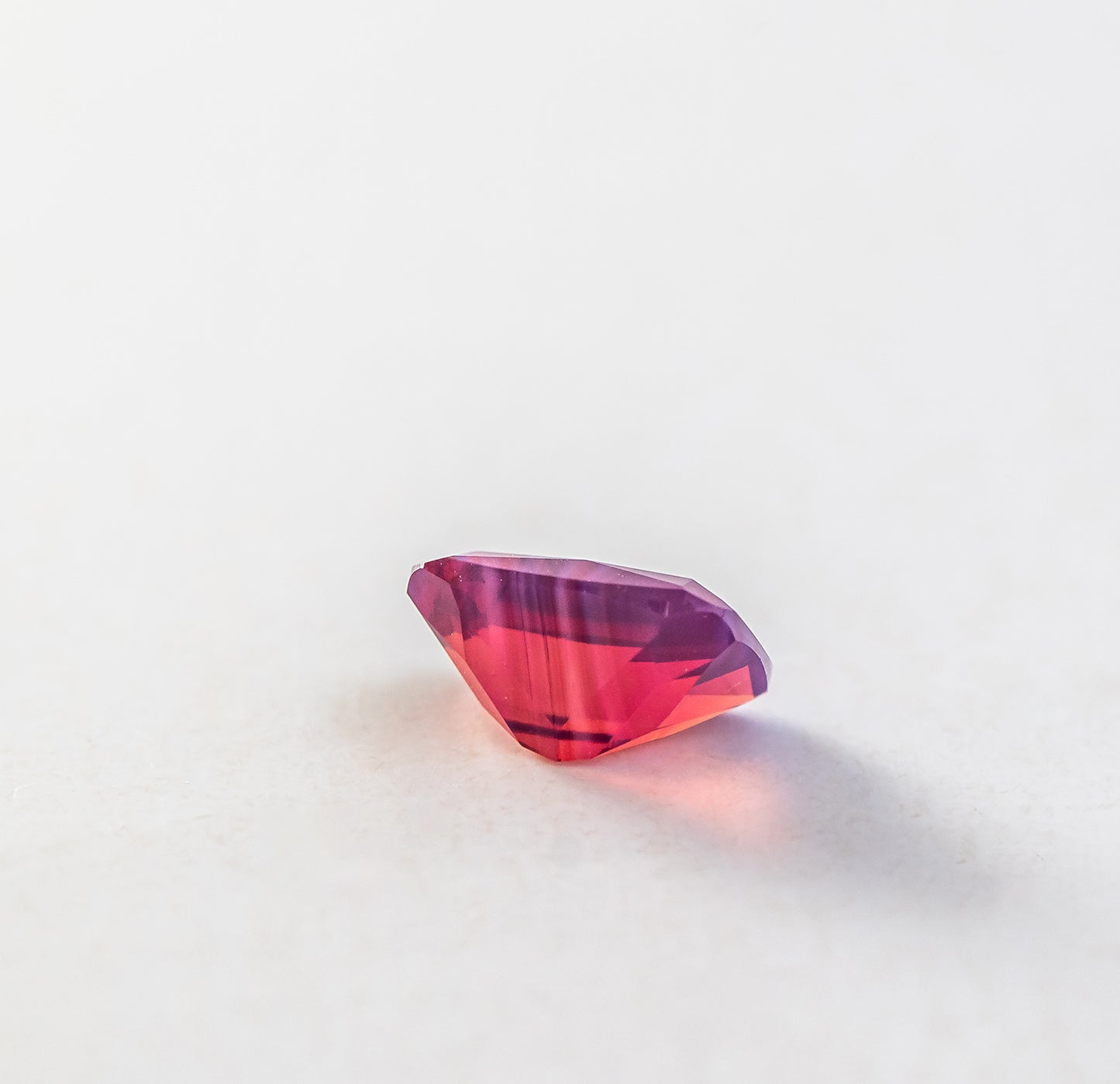 Nanosital Violet - Red Ruby with inclusions