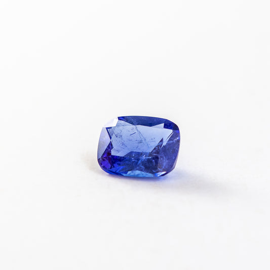 Nanosital #Z-597 Blue Sapphire with inclusions cushion 10*8 mm