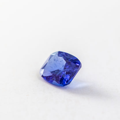 Nanosital #Z-597 Blue Sapphire with inclusions cushion 10*8 mm