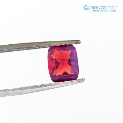 Nanosital Violet - Red Ruby with inclusions
