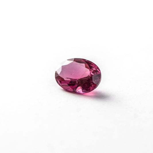 Nanosital #Z-R4 Rubellite with inclusions Oval 8*6 mm