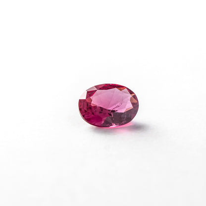 Nanosital #Z-R4 Rubellite with inclusions Oval 8*6 mm