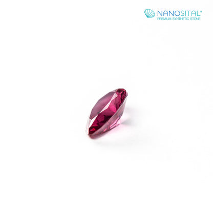 Nanosital #Z-R4 Rubellite with inclusions Pear 10*7 mm