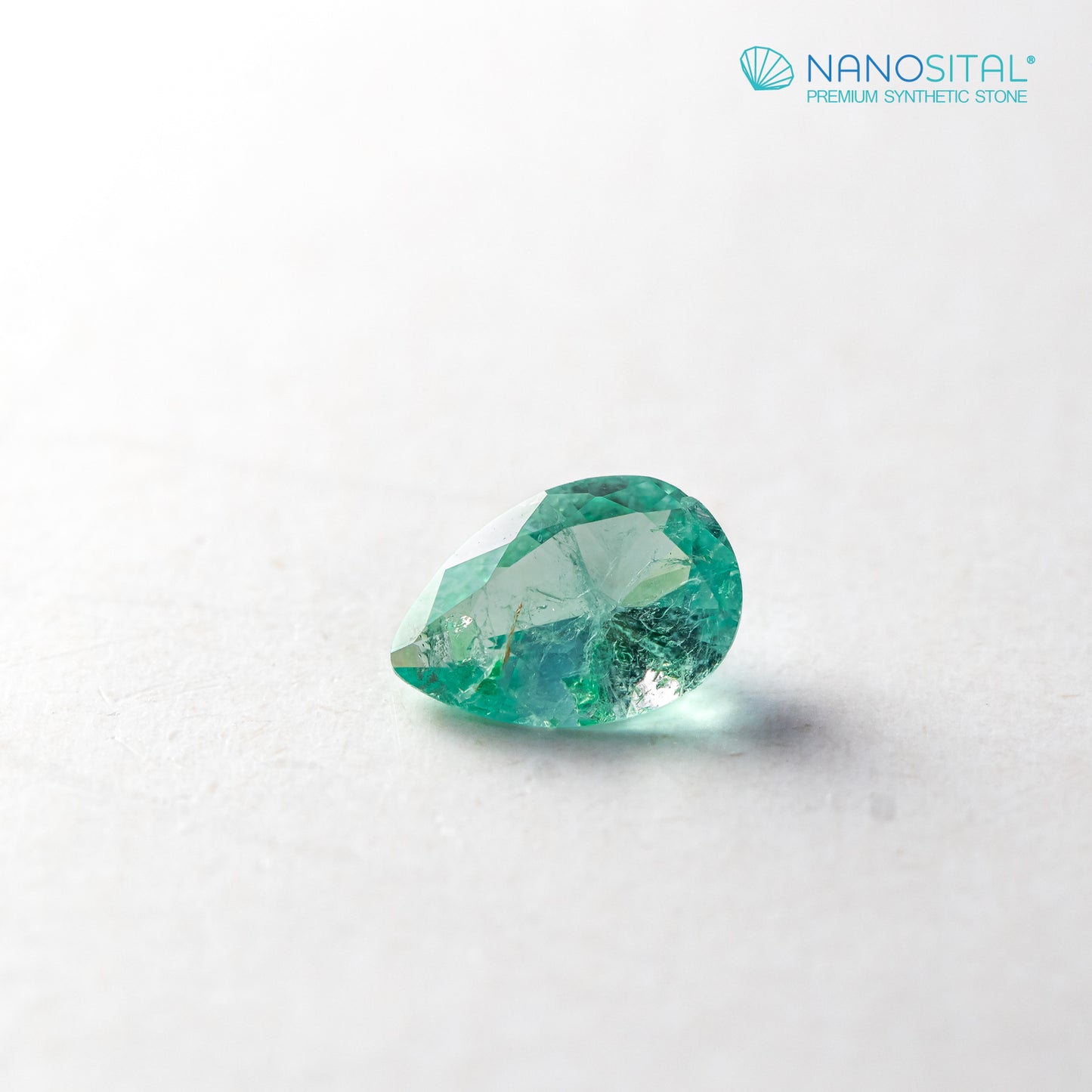 Nanosital Z colors with inclusions Pear 10*7 mm
