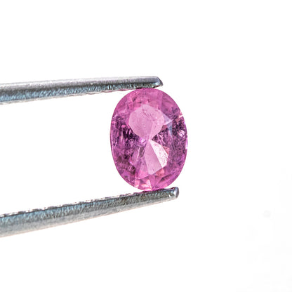 Nanosital #Z-8483 Kunzite with inclusions Oval 8*6 mm