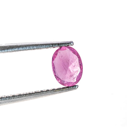 Nanosital #Z-8483 Kunzite with inclusions Oval 8*6 mm