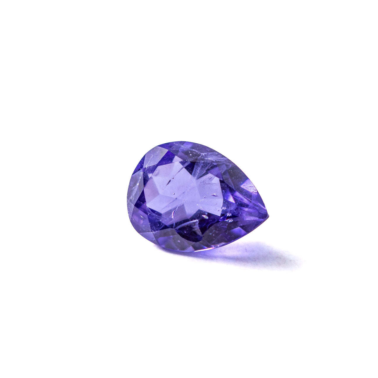 Nanosital #Z-124 Tanzanite with inclusions Pear 10*7.5