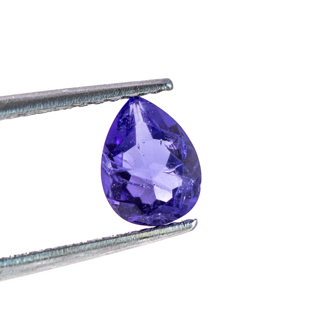 Nanosital #Z-124 Tanzanite with inclusions Pear 10*7.5