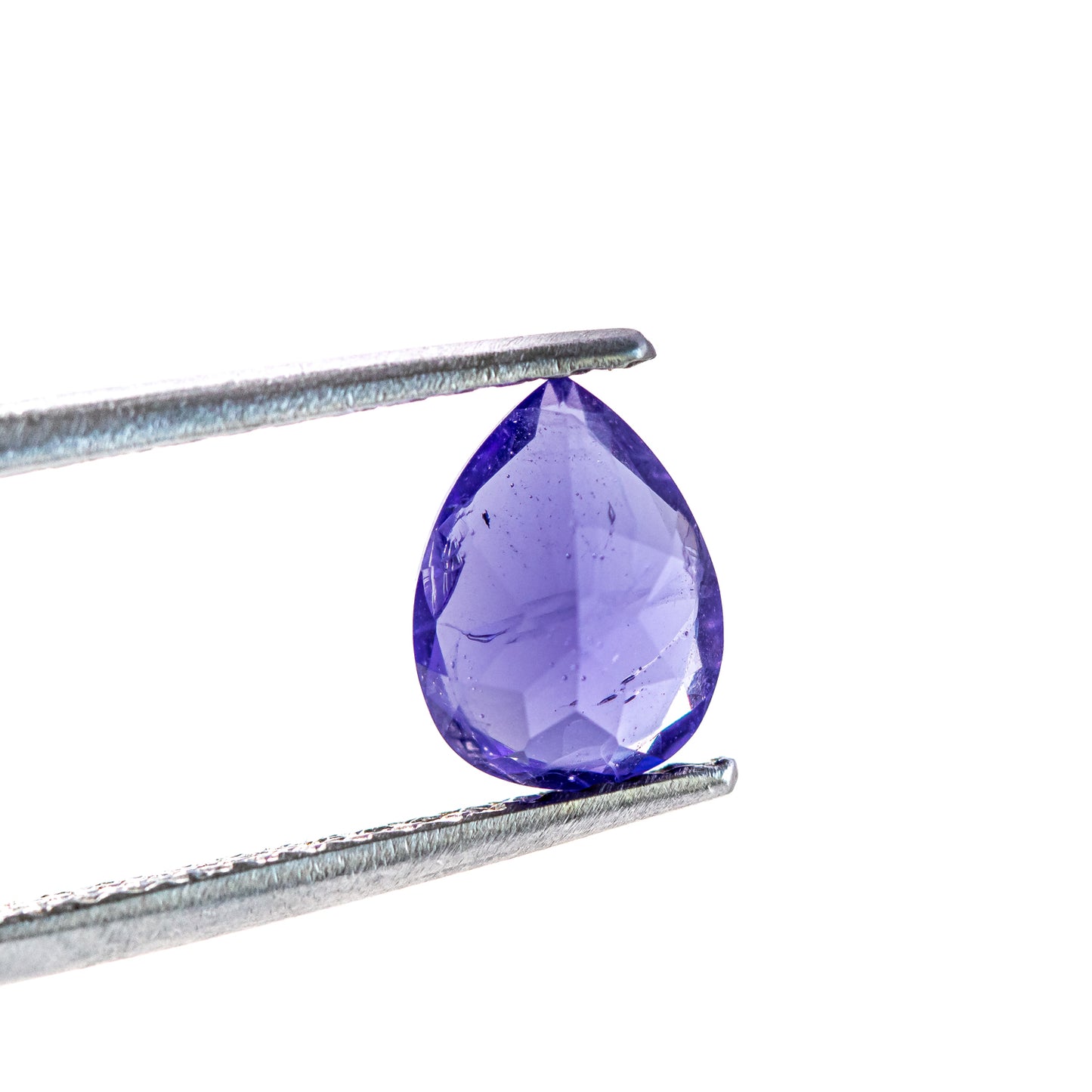 Nanosital #Z-124 Tanzanite with inclusions Pear 10*7.5