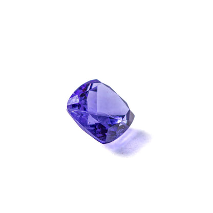 Nanosital #Z-124 Tanzanite with inclusions Cushion 10*10 mm, 8*8 mm
