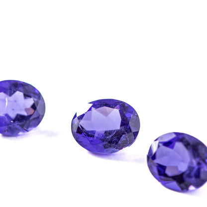 Nanosital #Z-124 Tanzanite with inclusions Oval 10*8 mm