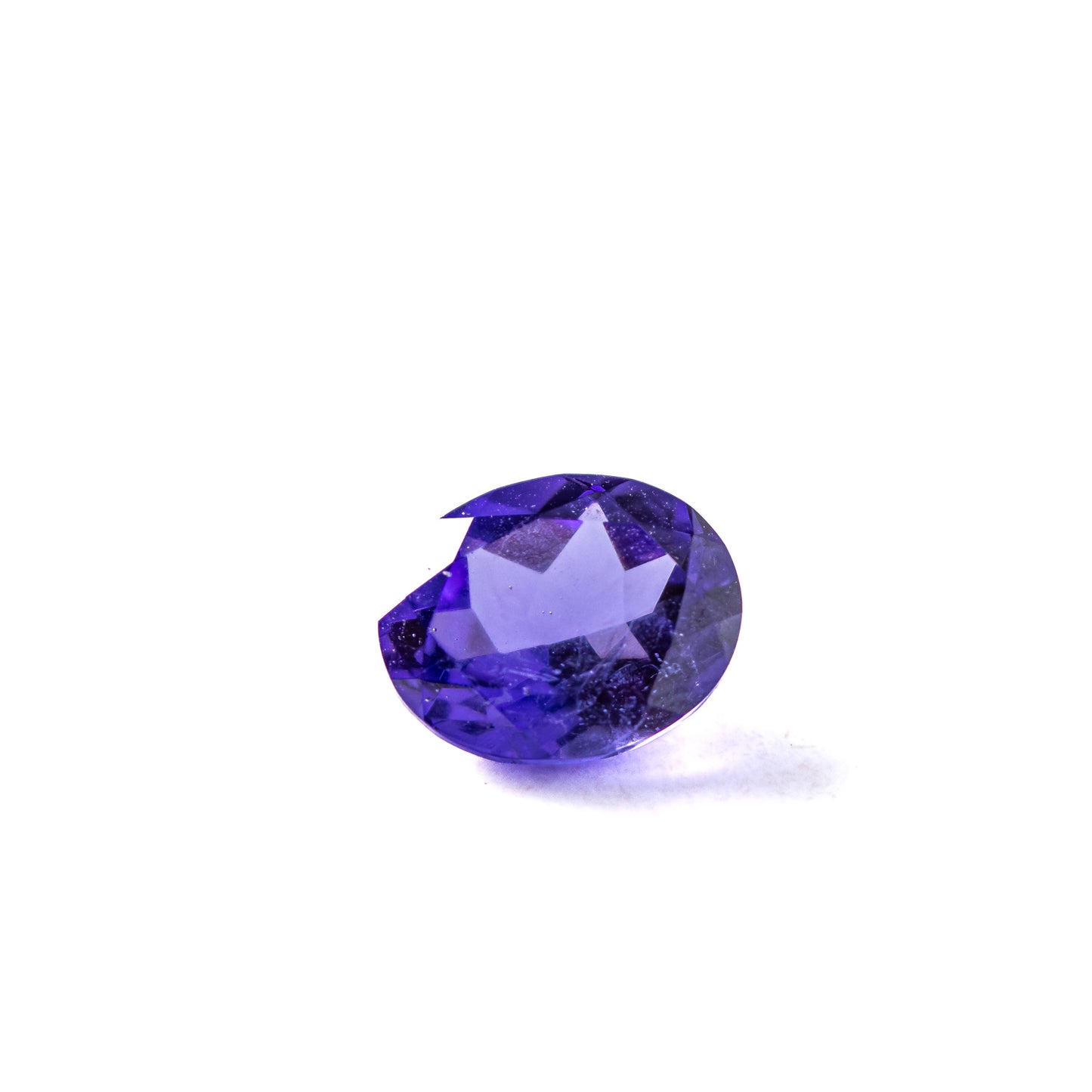 Nanosital #Z-124 Tanzanite with inclusions Oval 10*8 mm