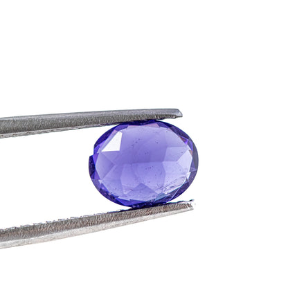 Nanosital #Z-124 Tanzanite with inclusions Oval 10*8 mm