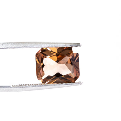 Nanosital #A-2296 Topaz Tea Dark Octagon 12*10 mm, 8*6 mm