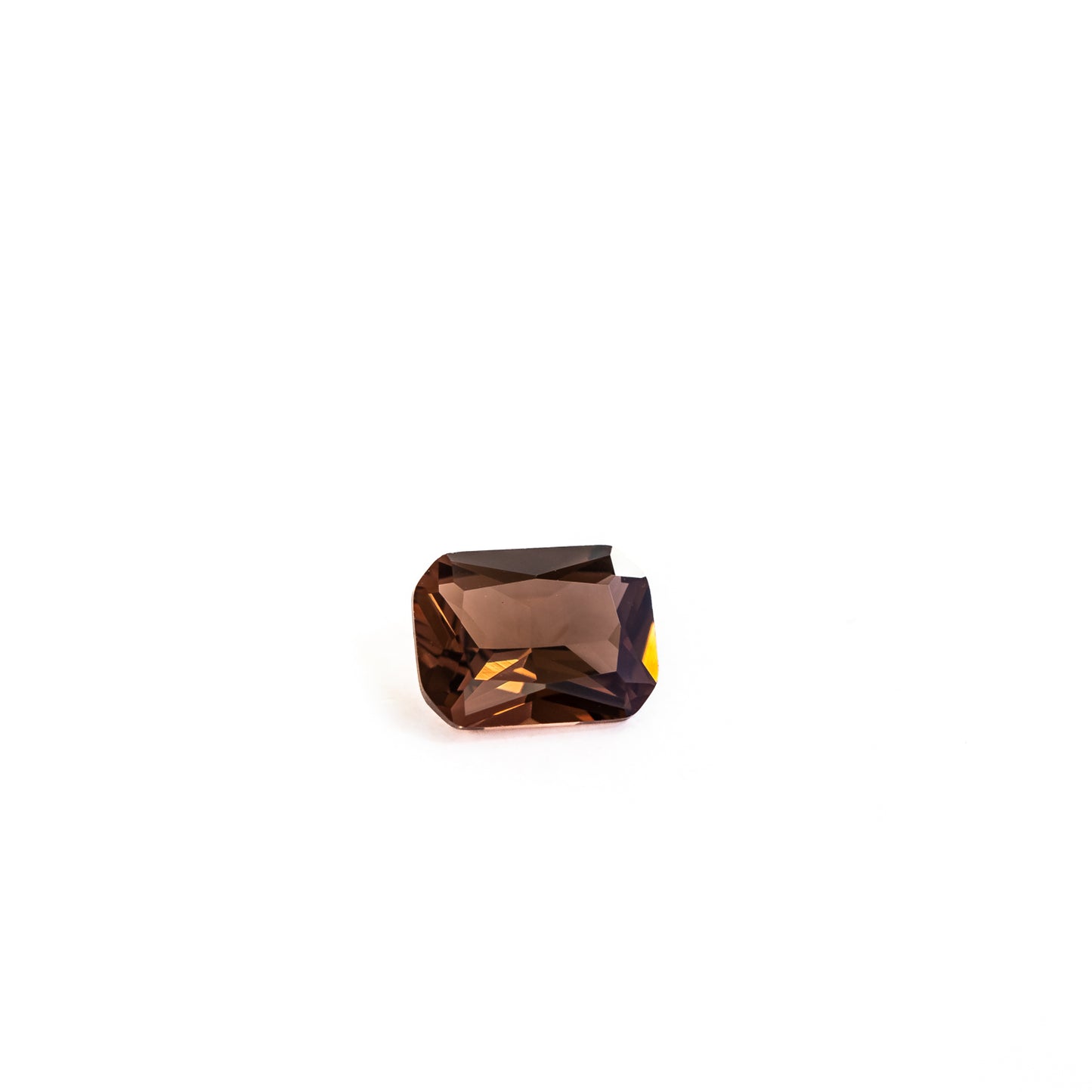 Nanosital #E-98 Brown Garnet Octagon 12*10 mm, 8*6 mm