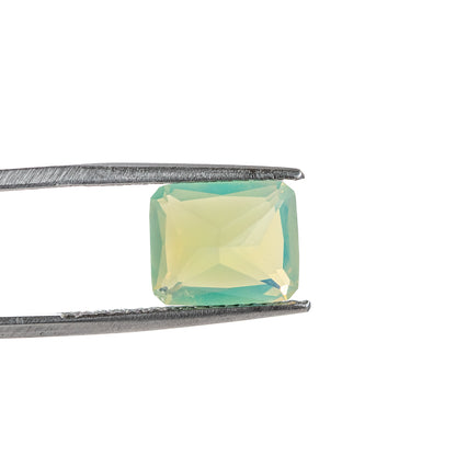 Nanosital #A-9825 Apple Green Opal Octagon 12*10 mm, 8*6 mm