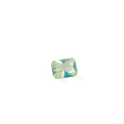 Nanosital #A-9825 Apple Green Opal Octagon 12*10 mm, 8*6 mm
