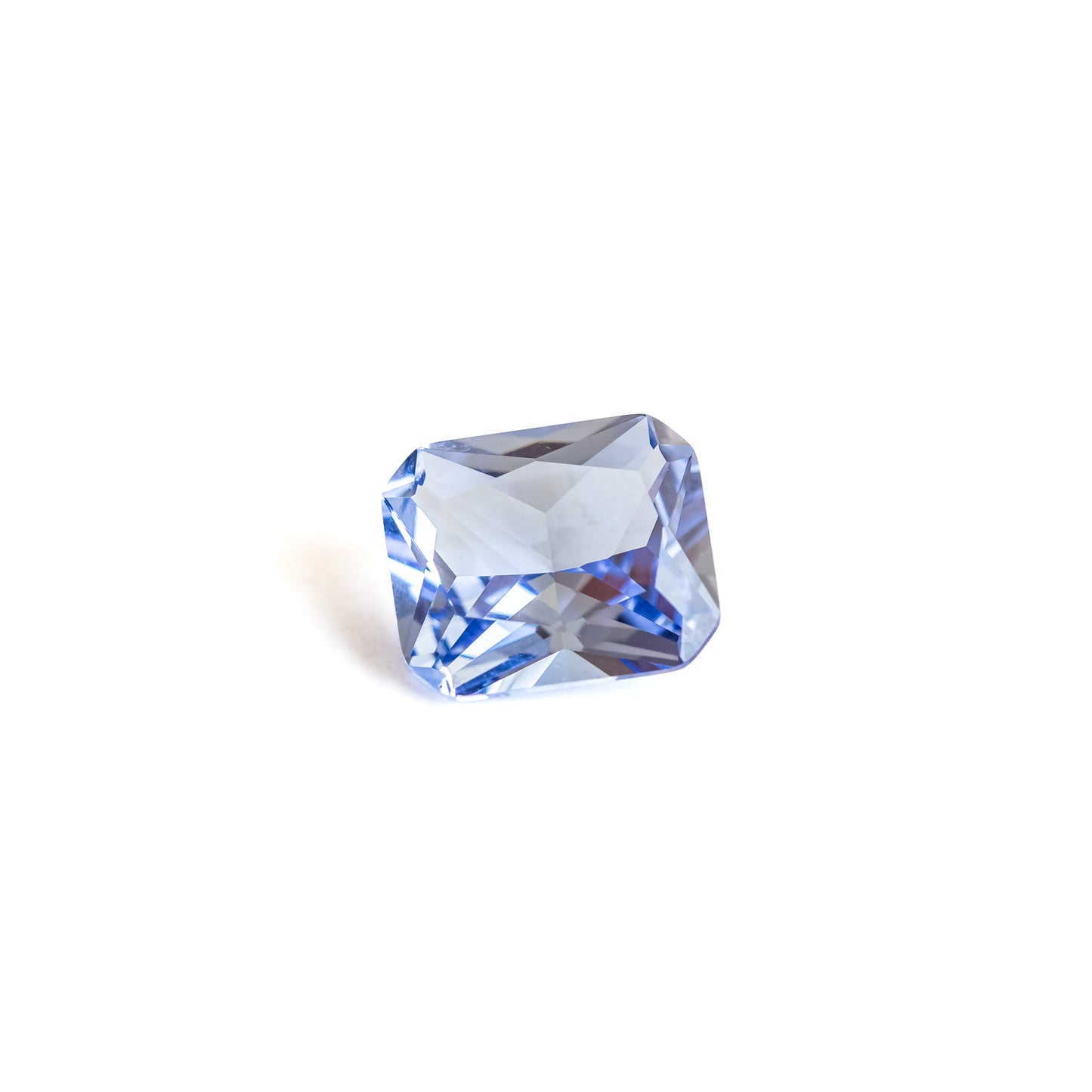 Nanosital #A-4056 Ice Blue Octagon 12*10 mm, 8*6 mm