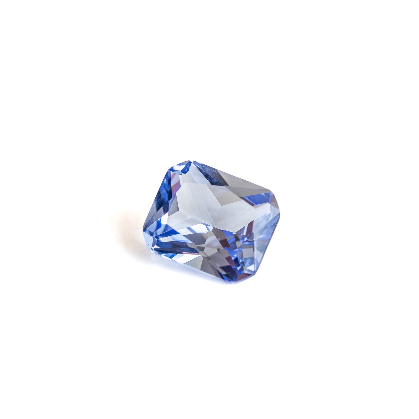 Nanosital #A-4056 Ice Blue Octagon 12*10 mm, 8*6 mm