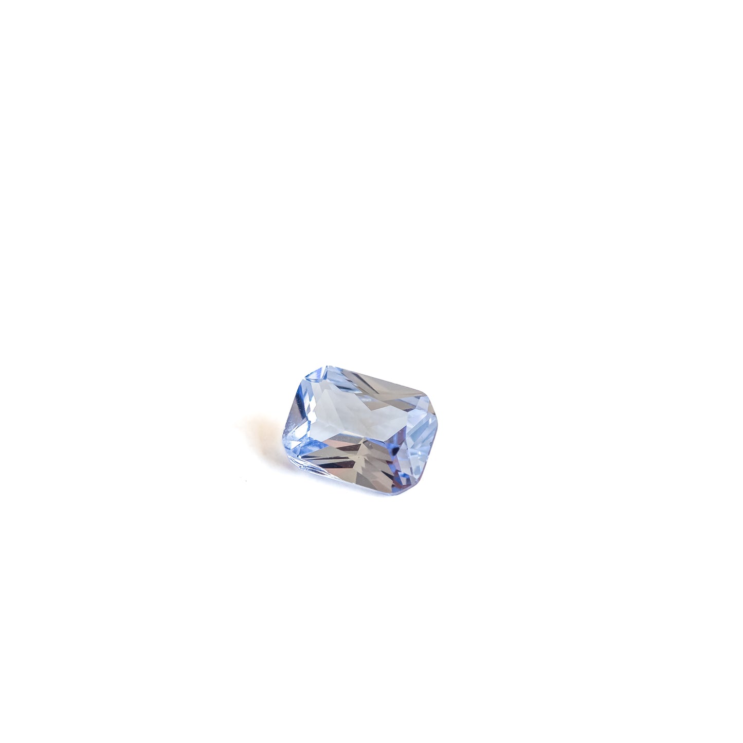 Nanosital #A-4056 Ice Blue Octagon 12*10 mm, 8*6 mm