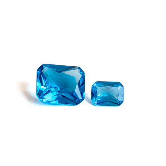 Nanosital #E-257 Topaz Swiss Extra Octagon 12*10 mm, 8*6 mm