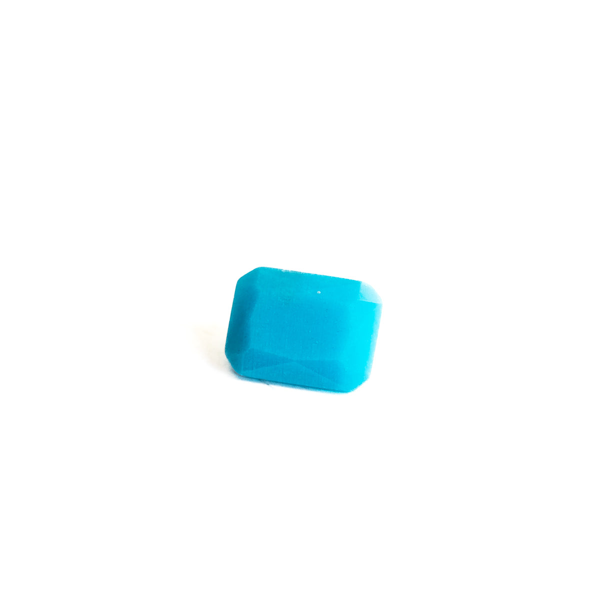 Nanosital #0003/1 Light Turquoise Octagon 12*10 mm, 8*6 mm