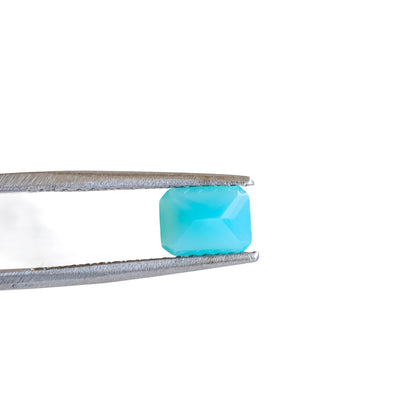 Nanosital #E-253 Blue Lagoon Octagon 12*10 mm, 8*6 mm