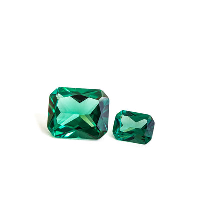 Nanosital #22 Tourmaline Green Octagon 12*10 mm, 8*6 mm