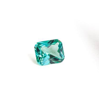 Nanosital #25 Tourmaline Green Bluish Octagon 12*10 mm, 8*6 mm