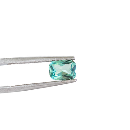 Nanosital #25 Tourmaline Green Bluish Octagon 12*10 mm, 8*6 mm