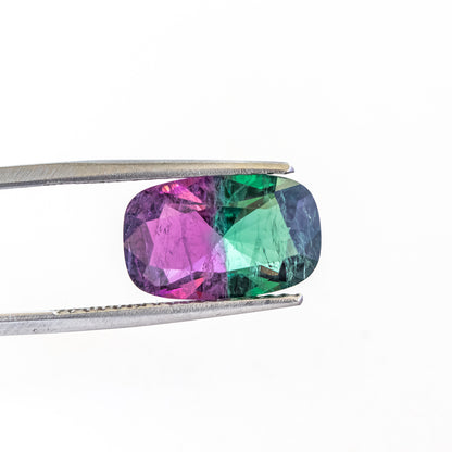 Nanosital Bi-color Pink-Green #Z-9095+Z-5913 Cushion 16*10 mm