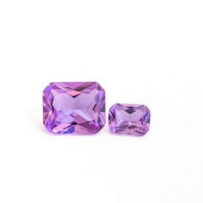Nanosital #B-1805 Amethyst Light Octagon 12*10 mm, 8*6 mm
