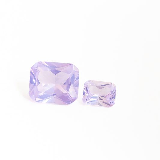Nanosital #B-2287 Quartz Lavender Octagon 12*10 mm, 8*6 mm