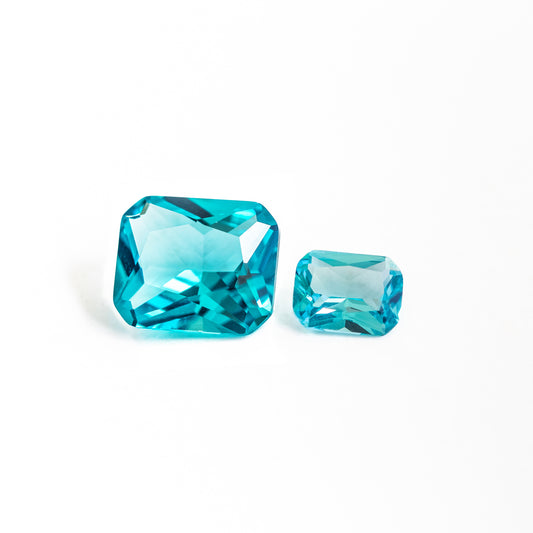 Nanosital #B-3674 Arctic Green Octagon 12*10 mm, 8*6 mm
