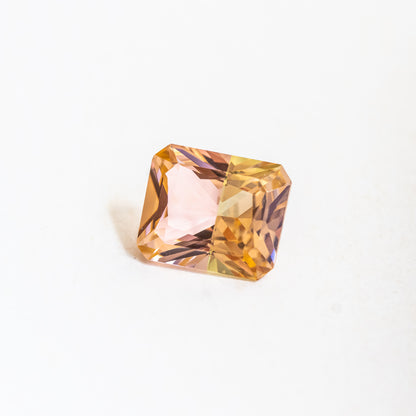Nanosital Bi-color Champagne-Yellow #777+E-399 Octagon 12*10 mm, 8*6 mm